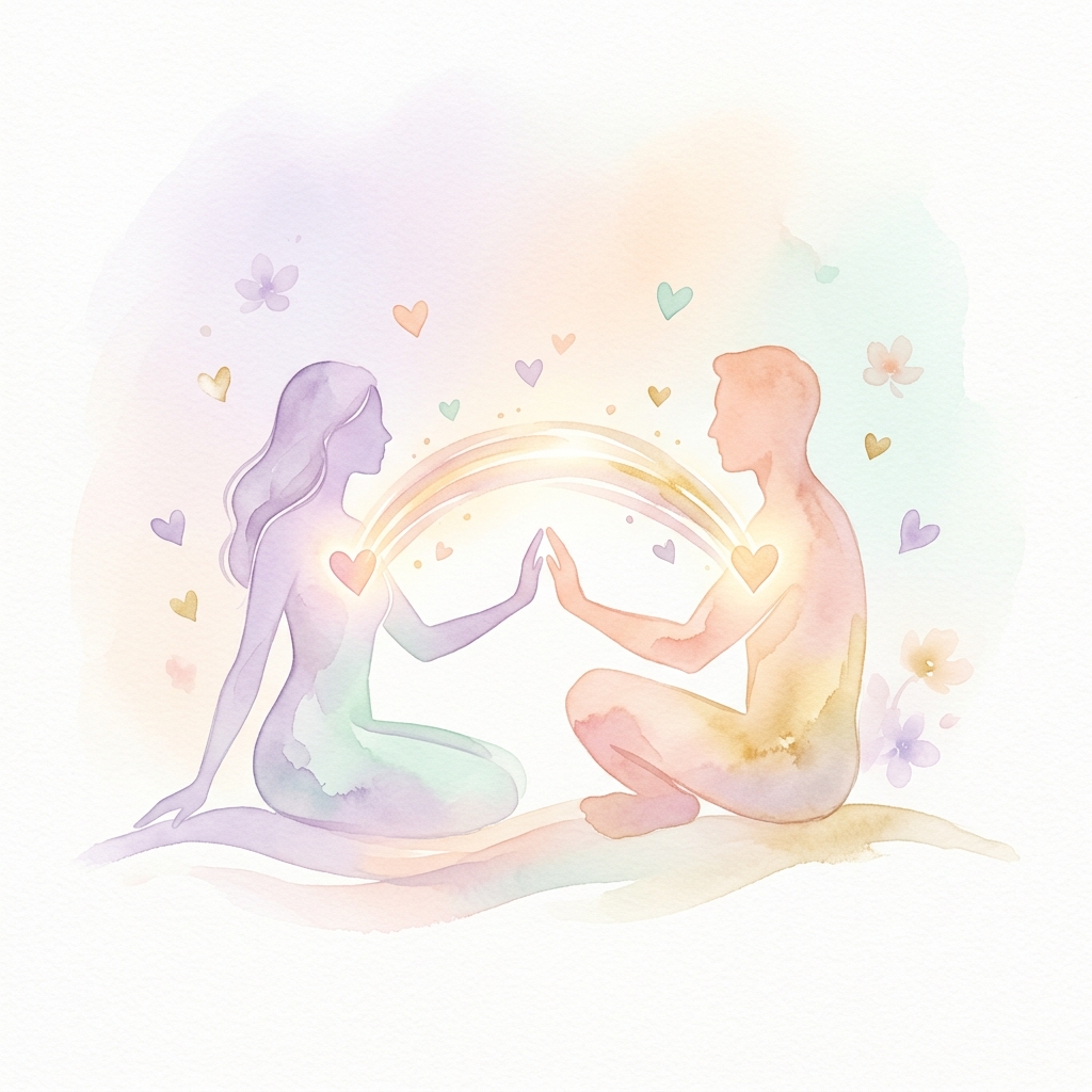 Двое людей находят общий язык